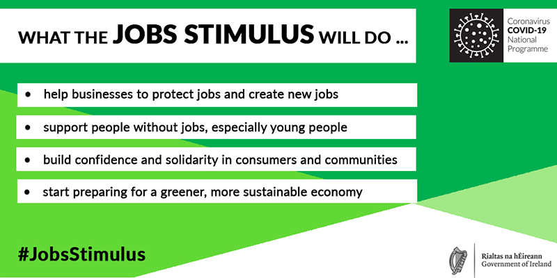 Jobs Stimulus infographic Jobs Stimulus infographic